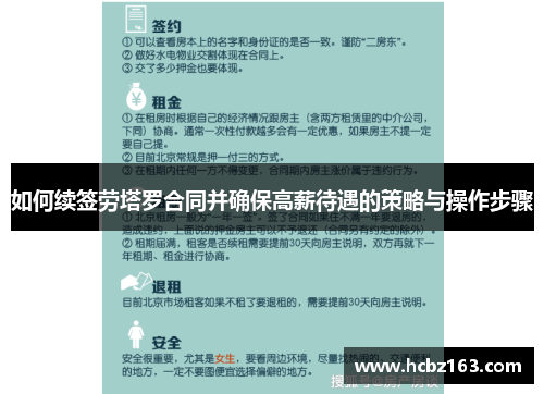 如何续签劳塔罗合同并确保高薪待遇的策略与操作步骤