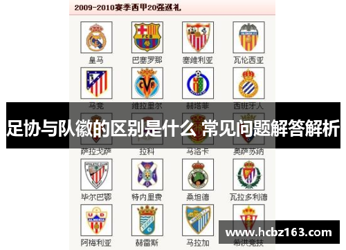 足协与队徽的区别是什么 常见问题解答解析